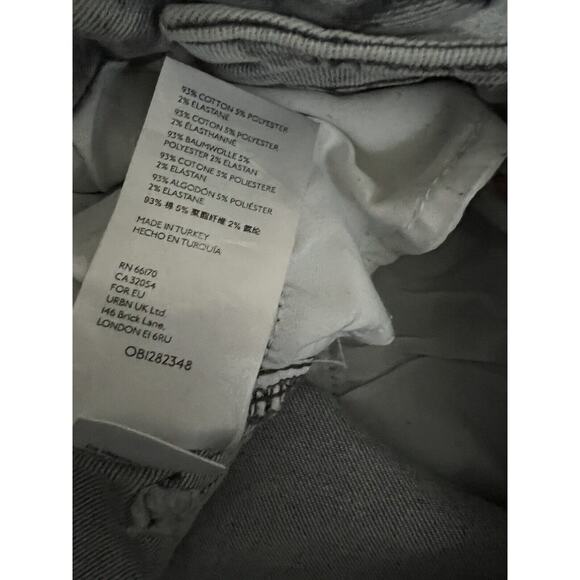 Free People We The Free Gray Acid Wash Skinny Jeans Size 25 - Picture 6 of 6